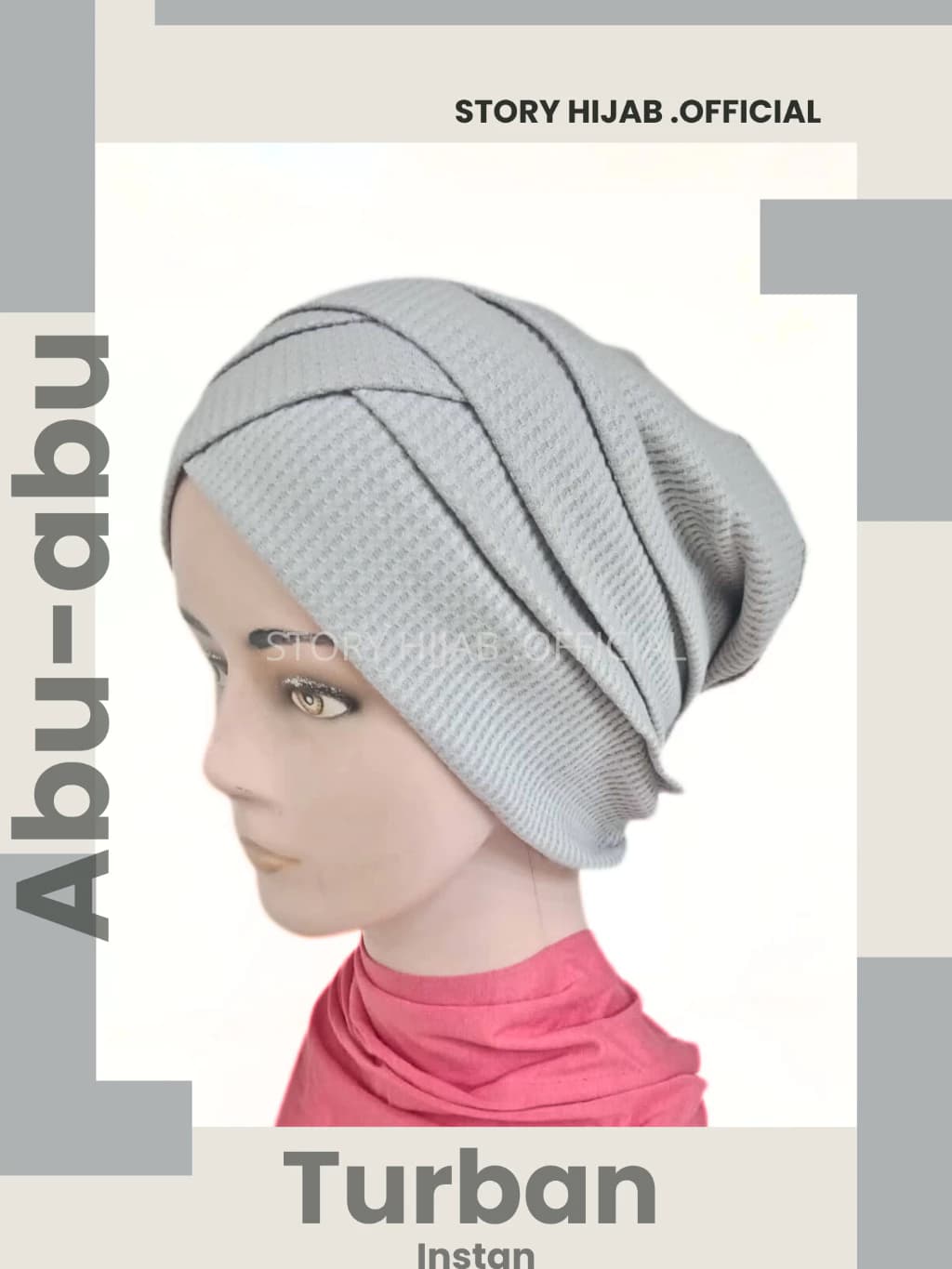 Jilbab Turban Turki Topi Turban Nenek Bahan Tebal Tidak panas Nyaman Di Pakai thumbnail 2