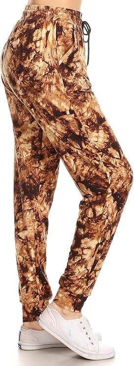 Leggings Depot Women's Jogger Track Cuff Sweatpants with Pockets for Yoga, Workout