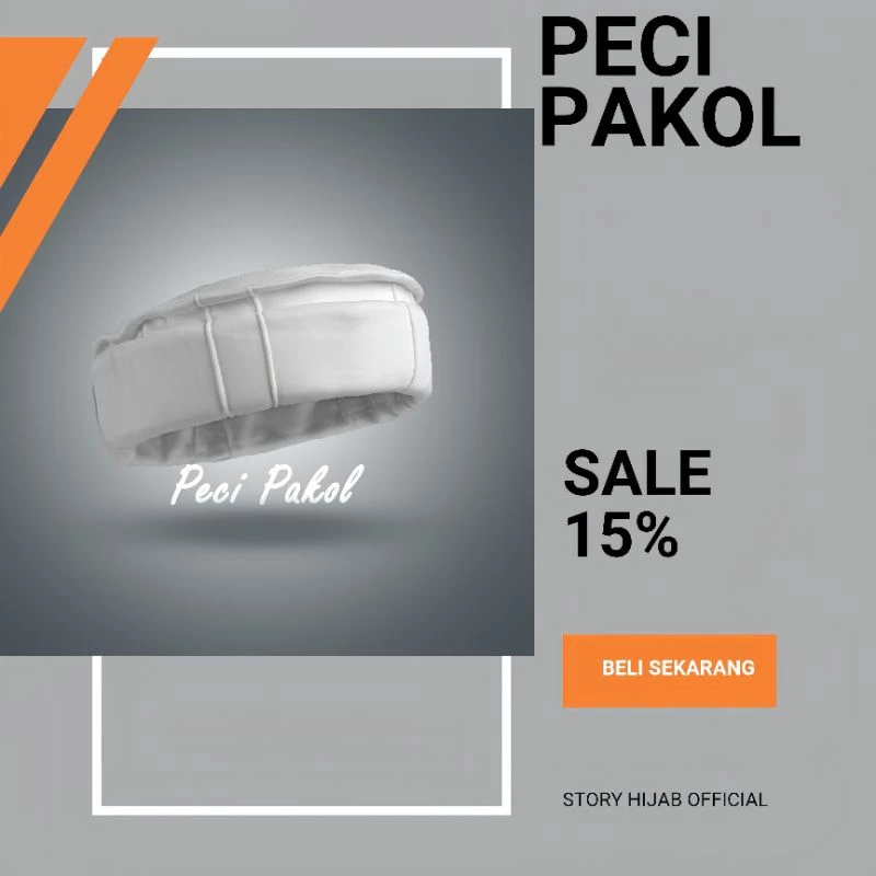 Peci Pakol Afganistan Polos Warna Hitam